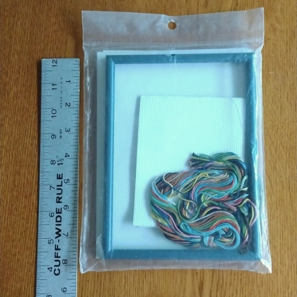 Golden Bee Counted Cross Stitch Kit #60481 HERBS with Frame NIB - Picture 2 of 4